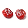 Opaque Lampwork Beads LAMP-P065-02B-10-2