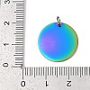 Ion Plating(IP) 304 Stainless Steel Pendants STAS-I311-32G-RC-3