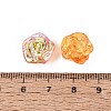 Electroplate Transparent Glass Beads Strands EGLA-N056-02A-05-4