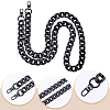 1Pc Acrylic Cuban Link Chain Bag Extender Chains AJEW-BM0001-41A-6