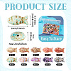 50Pcs 10 Colors Synthetic Turquoise Beads TURQ-TA0001-08-4