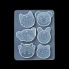 Rabbit/Dragon/Cat Pendant DIY Silhouette Silicone Mold LS-DIY-K073-09B-5