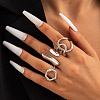 3Pcs Alloy Finger Rings Sets WG7802C-21-1