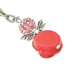 Resin & Alloy & Glass Keychain KEYC-MZ00015-01-4