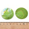 Spray Painted Natural Capiz Shell Pendants SSHEL-Z002-01A-3