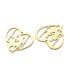 Valentine's Day 201 Stainless Steel Pendants SA-CBA49C1-02G-2