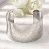 316L Surgical Stainless Steel Cuff Bangles BJEW-D454-01A-P-2