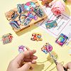 26Pcs 13 Styles Opaque Acrylic Pendants OACR-CJ0002-15-5