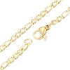 Men's 201 Stainless Steel Figaro Chains Necklace NJEW-N050-A08-3-50G-2