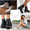Alloy Shoe Decoration Double Chain AJEW-WH20048-20P-5