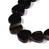 Natural Black Agate Beads Strands G-NH0011-G04-01-4