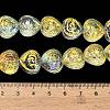 Electroplate Baking Paint Glass Beads Strands EGLA-K061-13A-AB03-5