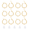 Unicraftale 201 Stainless Steel Hoop Earrings EJEW-UN0001-32-1