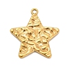 304 Stainless Steel Pendants STAS-P417-04B-G-1