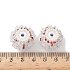Flower Style Resin Rhinestone Beads CLAY-NH0003-05S-04-3