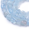 Natural Aquamarine Beads Strands X-G-P433-06B-3