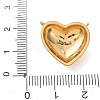Valentine's Day Brass Micro Pave Clear Cubic Zirconia Pendants KK-C264-16C-G-3