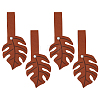 4Pcs PU Leather Skirt Hikes Clips AJEW-PH0007-98B-1
