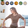 1 Set 7 Styles Natural & Synthetic Mixed Stone Pendants FIND-DC0001-38-6