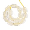 Natural Lemon Quartz(Heated) Beads Strands G-C098-A27-01-2
