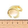 Brass Micro Pave Cubic Zirconia Cuff Rings for Women RJEW-F176-01G-3