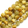 Natural Gold Tiger Eye Beads Strand G-I376-D13-01-1