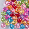 Transparent Acrylic Beads TACR-T004-06-1