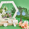 40Pcs 2 Styles Aluminum Pendants FIND-SC0010-22-4