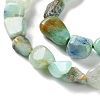 Natural Chrysocolla and Lapis Lazuli Beads Strands G-P497-01C-23-4