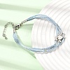 Polyester Multi-Strand Bracelets FB-CBA983F-02P-02-1