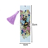 Bee Pattern DIY Diamond Painting Bookmark with Tassel Pendants Kits PW-WG0FB65-01-2