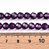 Baking Paint Transparent Glass Beads X1-DGLA-A035-T6mm-A09-5