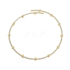 Brass Ball Choker Necklaces for Women NJEW-M079-06G-4