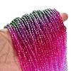 Transparent Painted Glass Beads Strands X1-DGLA-A034-T4mm-A06-2