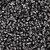 Electroplate Glass Cylinder Beads SEED-Q036-01A-B03-3