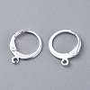 304 Stainless Steel Leverback Earring Findings STAS-K210-29S-2