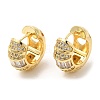 Rack Plating Brass Thick Hoop Earrings EJEW-R152-02G-1
