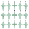 Unicraftale 16Pcs Religion Natural Green Aventurine Pendants G-UN0001-08A-1