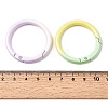 Spray Paint Alloy Spring Gate Rings FIND-C086-03C-3