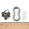 (Defective Closeout Sale: Scratched) Alloy Bag Twist Lock Clasps DIY-XCP0002-98B-3