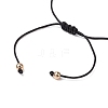 Gemstone Braided Bead Bracelet BJEW-JB11013-05-4