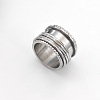 Retro Rotatable 304 Stainless Steel Finger Rings FS-WG84C22-40-1