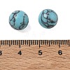 Dyed Synthetic Turquoise Sphere Beads GG-CBA391B-02C-01-3