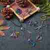 DIY Rainbow Color Pendant Necklace Making Kit DIY-SZ0007-57-6