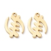 Brass Pendants KK-Z010-16G-1