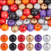 240Pcs 6 Styles Natural Wood Beads Strands WOOD-SP0001-03C-1