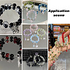 2Strands Crackle Glass Beads Strands GLAA-LT0001-01A-5