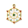 304 Stainless Steel Enamel Pendants STAS-U039-02G-1