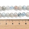 Natural Aquamarine Beads Strands G-F591-29A-6mm-02-5