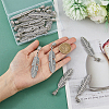 20Pcs Tibetan Style Alloy European Dangle Charms PALLOY-AB00231-3